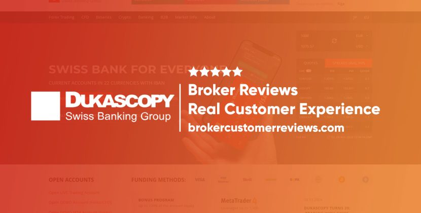 Dukascopy Bank Broker Review